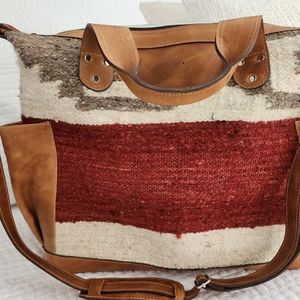 Convertible day bag- leather BOHO
